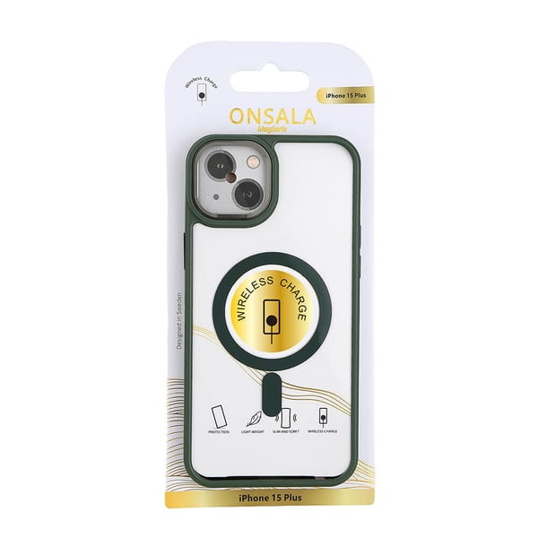 Mobildeksel Bumper MagSeries Green - iPhone 15 Plus