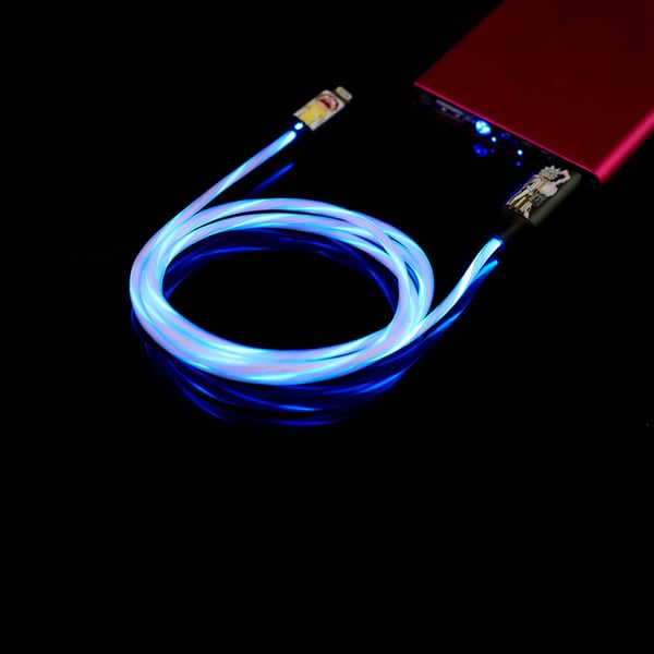 USB A till Lightning Light-Up 1,2m MFI Shock