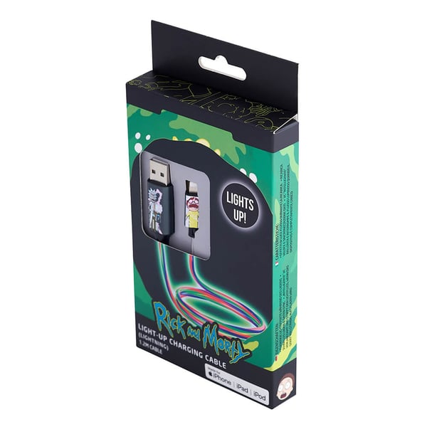 USB A till Lightning Light-Up 1,2m MFI Shock