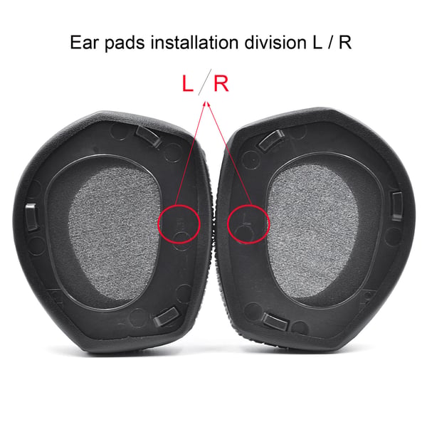 Erstatningsøreputer for Sennheiser HDR RS 165/175/185/195 FlannelEarpads