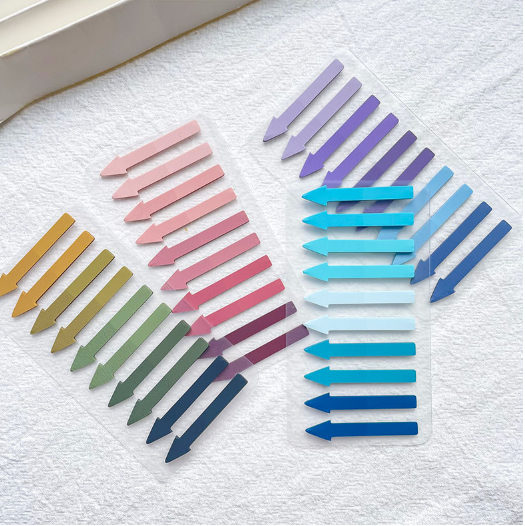 Transparenta Sidmarkörer, 200-pack MultiColor