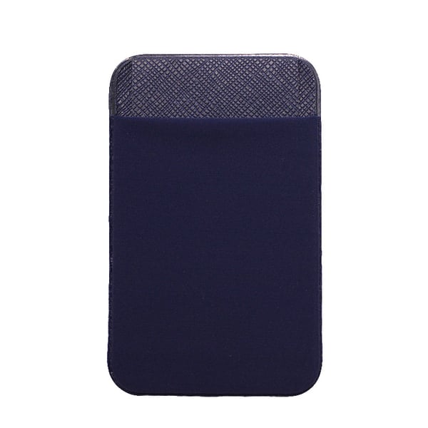 Mobiltelefonkortholder lommeklistremerke Stretchy lycra for baksiden av telefonen Black