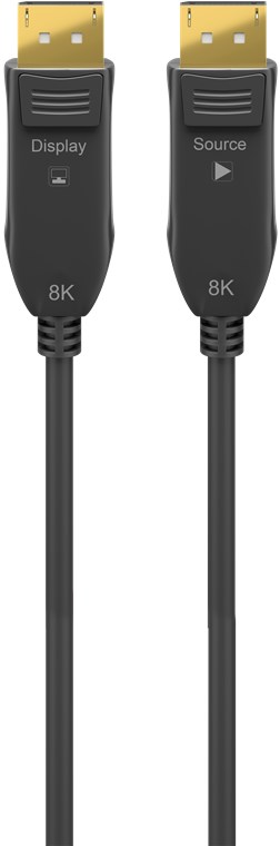 Optinen DisplayPort™ -hybridikaapeli 2.0 (AOC) kullattu