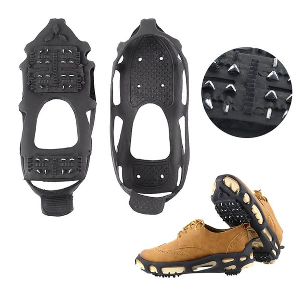 Sklisikker beskyttelse for sko, stegjern for vintersko Black XL / 46-48