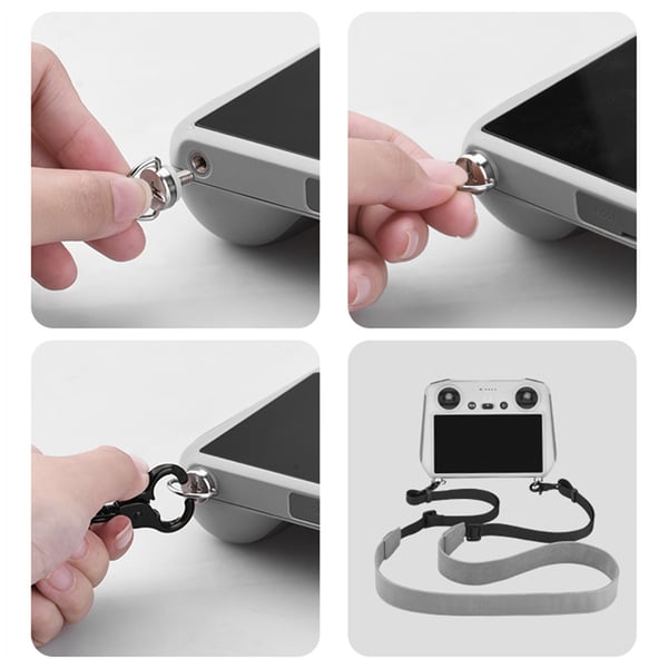 PU-controllertilbehør Skulderstrop, RC-strop til DJI RC 2/Pro Grey