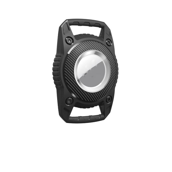 Vedenpitävä Apple AirTag -kuori koiran kaulapantaan Black