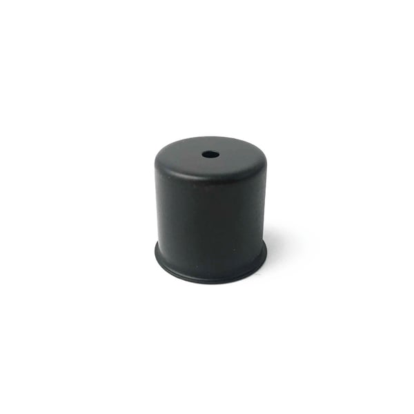 Lysholder metall lyskopper for lampe- eller stearinlysprosjekter Black
