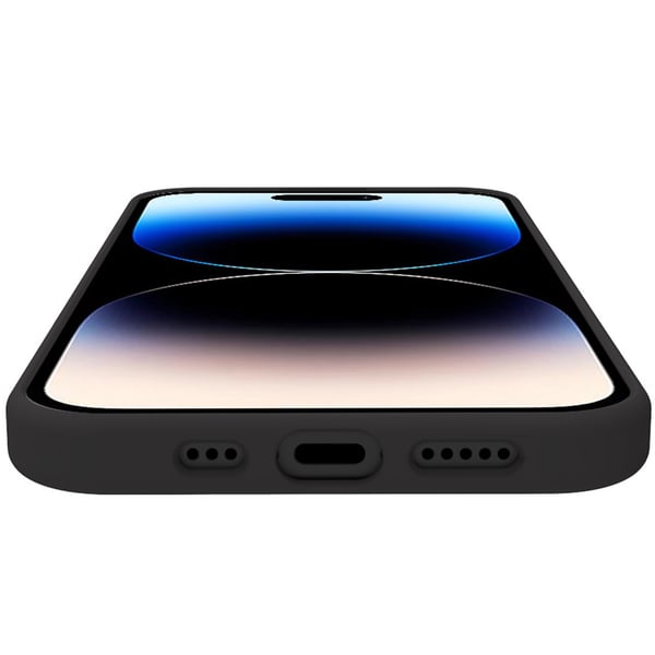 Cromo Soft kumikotelo iPhone 15 Pro Black