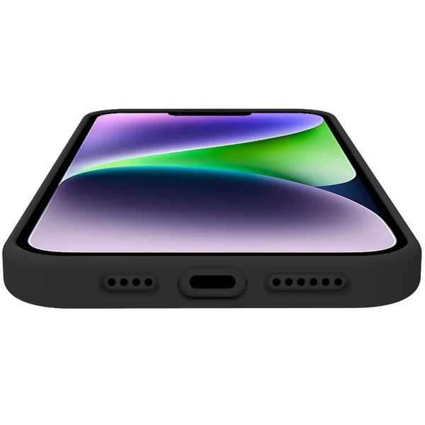 Cromo Soft kumikotelo iPhone 15 Plus Black