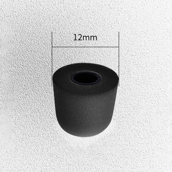 Erstatningsørepropper i minneskum for 4,7–5,5 mm hodetelefoner Black