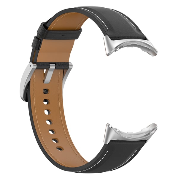 Klokkerem i ekte skinn 20 mm for Google Pixel Watch 1/2 Black