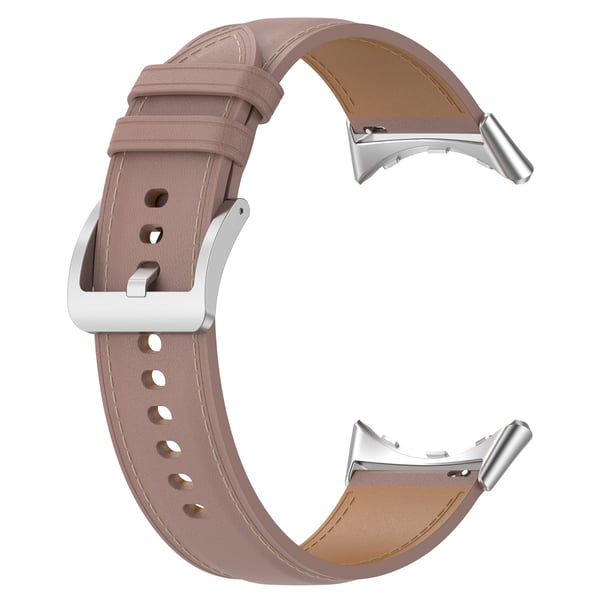 Klokkerem i ekte skinn 20 mm for Google Pixel Watch 1/2 DarkPink