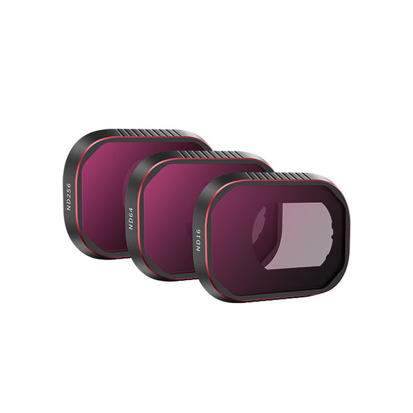 Filter til DJI Mini 4 Pro drone, 3-pack (ND16/64/256) Black