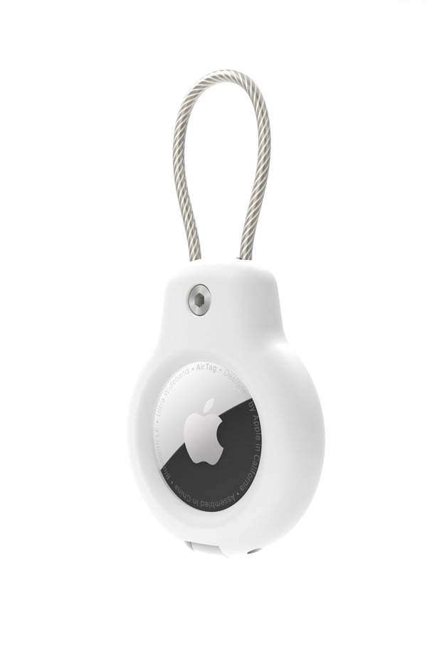 Etui med ledningskabel til Apple AirTag White