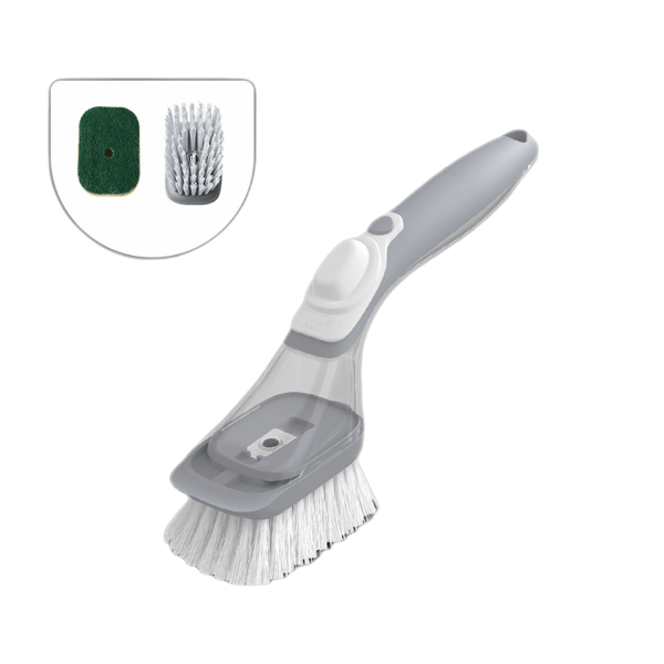 Oppvaskbørste med innebygd såpedispenser Grey