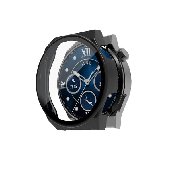 Deksel med skjermbeskytter til Huawei Watch GT3 Pro/Porsche (46mm) Black