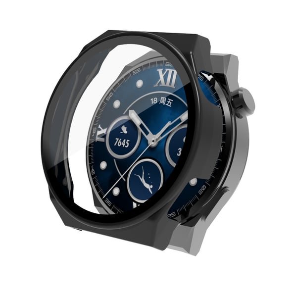 Deksel med skjermbeskytter til Huawei Watch GT3 Pro/Porsche (46mm) Black