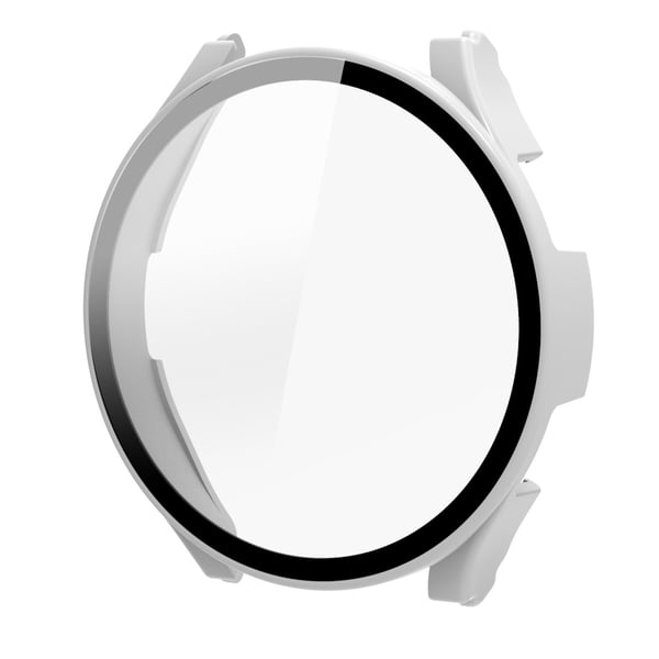 Suojakuori näytönsuojalla Samsung Galaxy Watch 4/5 40 mm:lle White