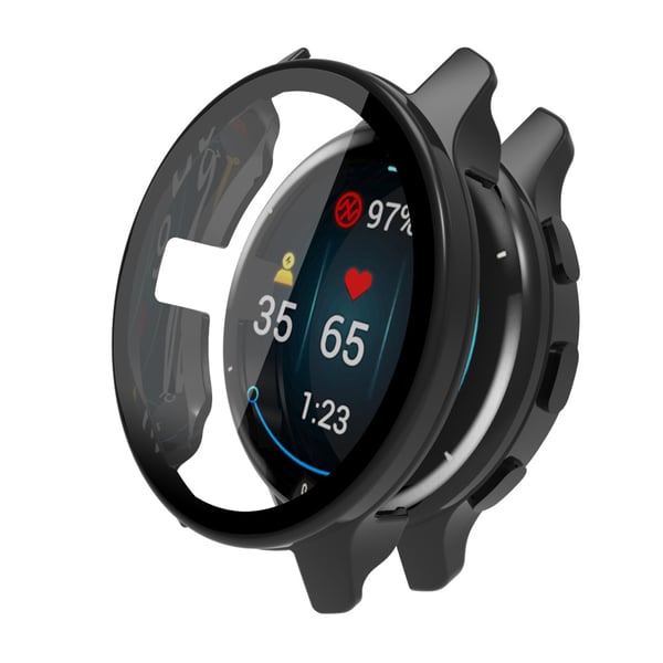 Klokkedeksel med skjermbeskytter for Garmin Venu 2 Black