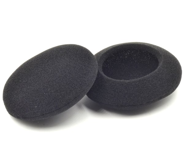 5 par øreputer for øretelefoner Black 48mm