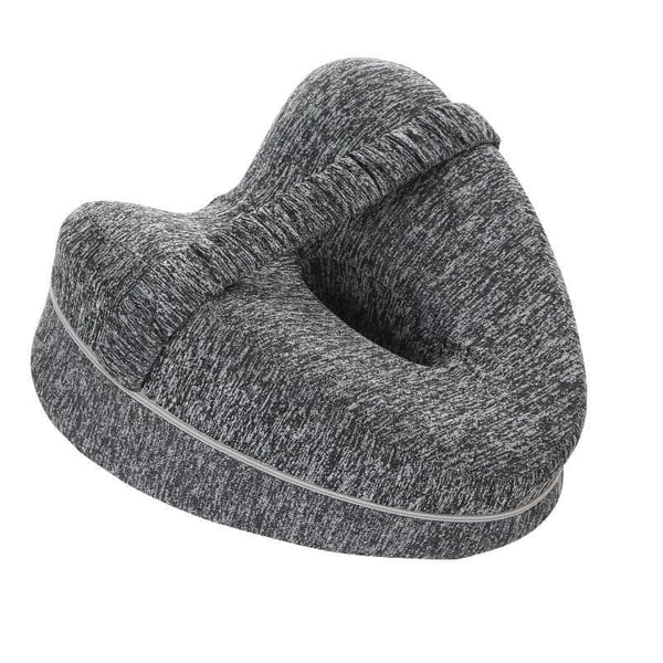 Sydämenmuotoinen ergonominen jalkatyyny - ortopedinen tyyny Gray Sydämenmuotoinen ergonominen jalkatyyny - ortopedinen tyyny Gray