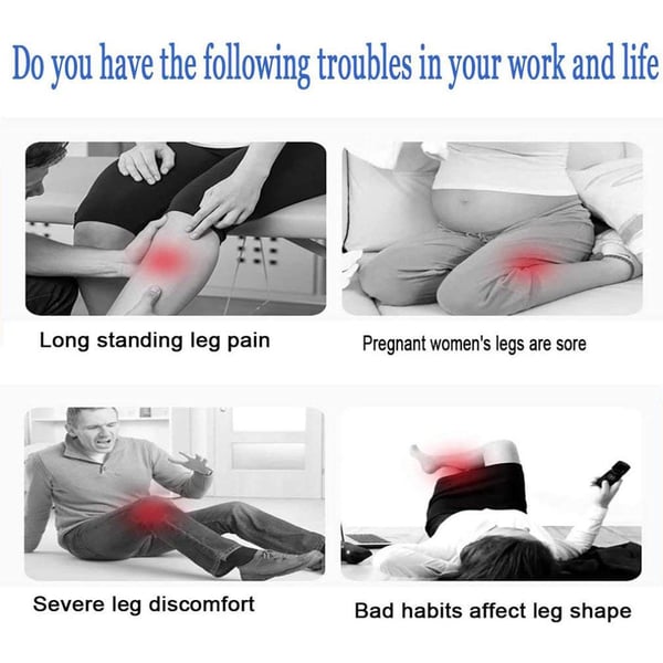 Hjärtformad Ergonomisk Benkudde - Ortopedisk Kudde Gray