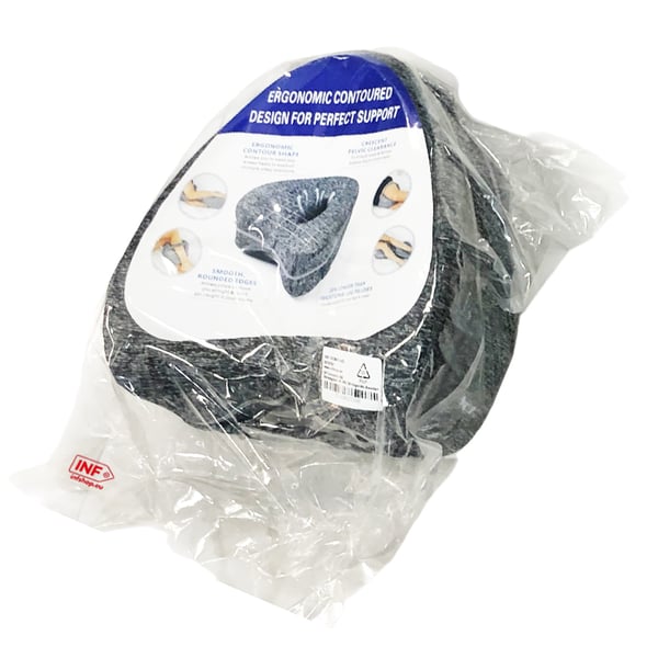 Hjärtformad Ergonomisk Benkudde - Ortopedisk Kudde Gray