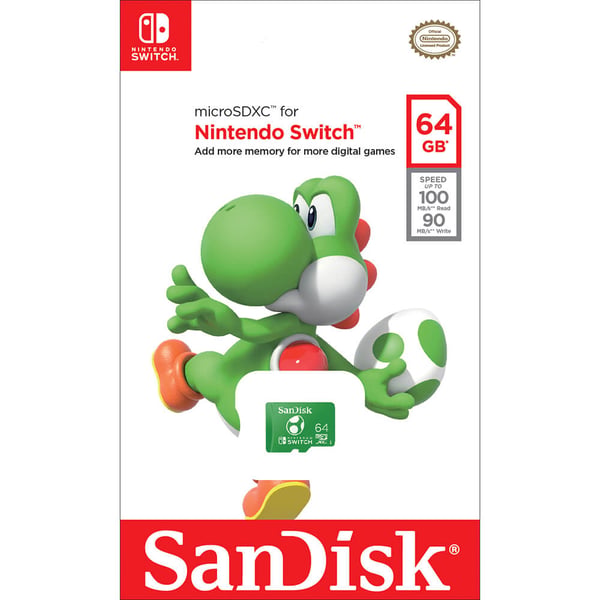 MicroSDXC Nintendo Switch 64GB UHS-I Yosi