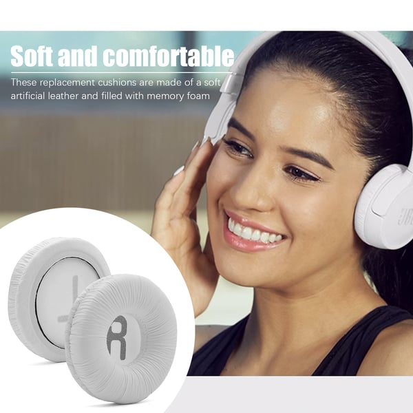 Øreputer til JBL JR300 T450BT T500BT Tune600 White