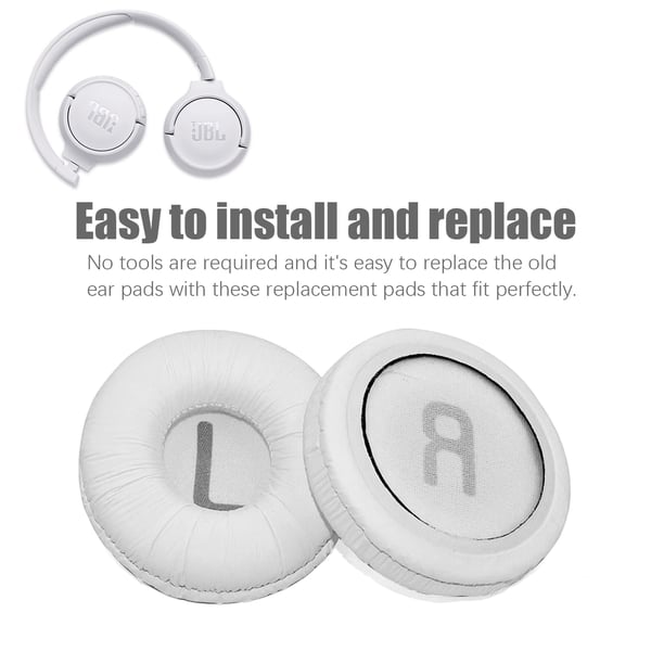 Øreputer til JBL JR300 T450BT T500BT Tune600 White