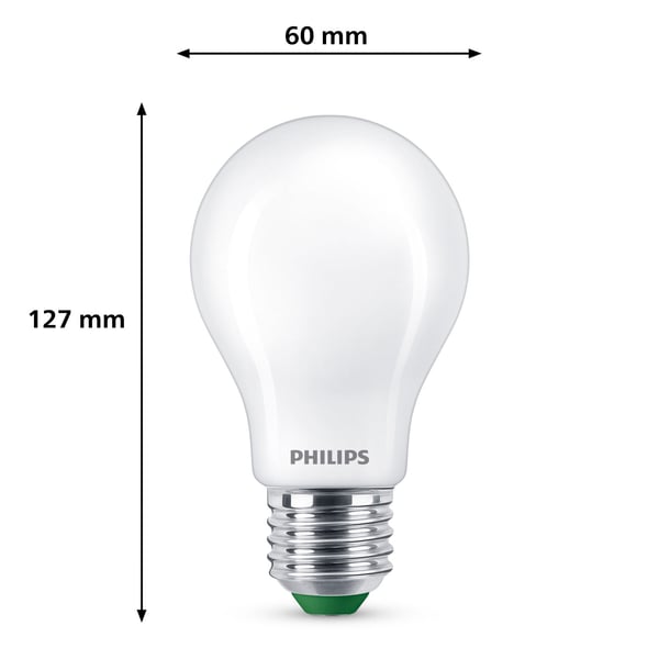 LED E27 Normal 2,3W (40W) Frostet 485lm 2700K Energiklasse A