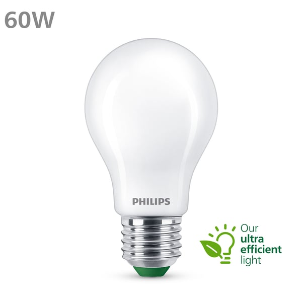LED E27 Normal 4W (60W) Frostet 840lm 2700K Energiklasse A