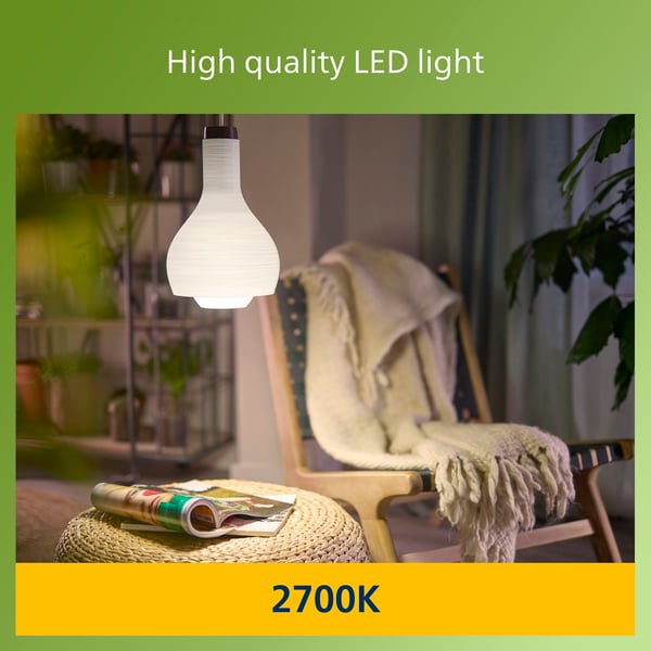 LED E27 Normal 4W (60W) Frostet 840lm 2700K Energiklasse A