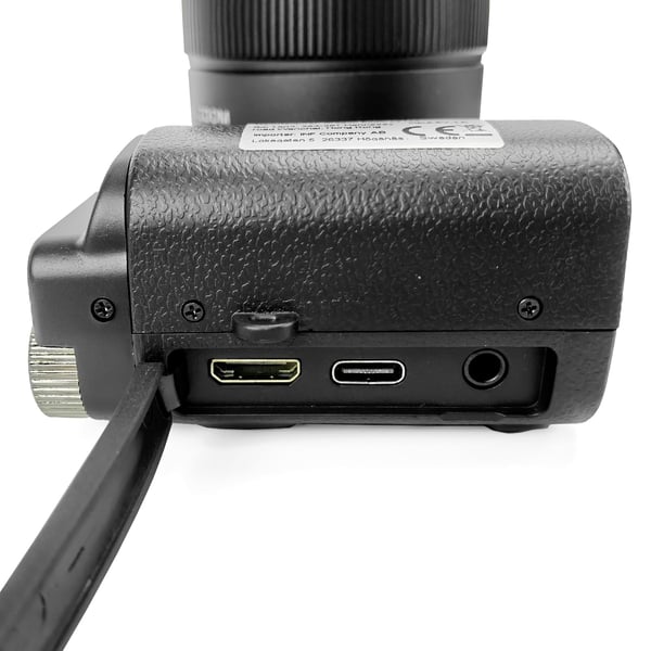 Digitalkamera 24MP med vidvinkelobjektiv
