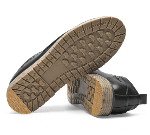 Skosålebeskyttere, skobunn og hæl anti-skli grip pads 1 par Brown S
