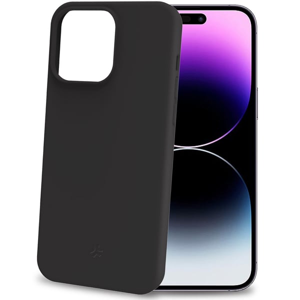 Cromo Soft gummi cover iPhone 15 Pro Max Sort