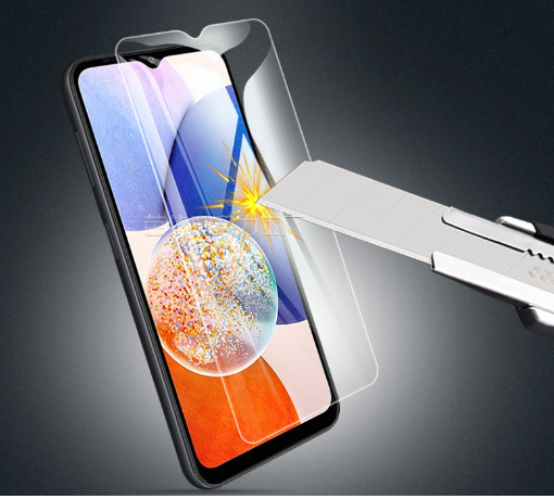 Skjermbeskytter i herdet glass til Samsung Galaxy A15 Transparent