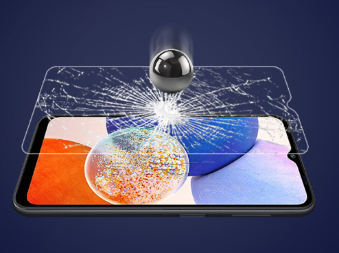 Skjermbeskytter i herdet glass til Samsung Galaxy A15 Transparent