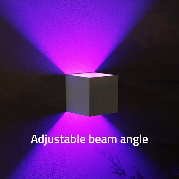 Smart Vegglampe Innendørs og Utendørs RGB CCT Hvit