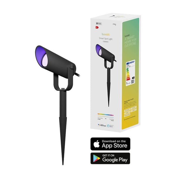 Smart Utendørs Spotlight 1-pak RGB CCT Svart