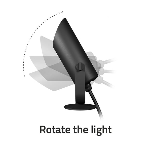 Smart Utendørs Spotlight 1-pak RGB CCT Svart