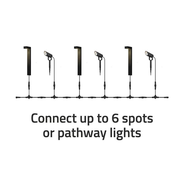 Smart Utendørs Spotlight 1-pak RGB CCT Svart
