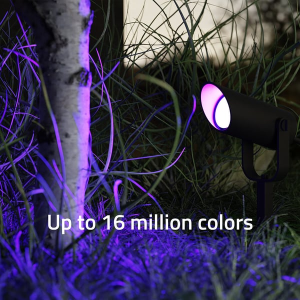 Smart Utendørs Spotlight 1-pak RGB CCT Svart