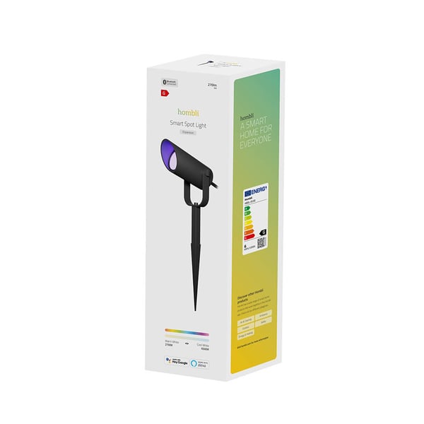 Smart Utendørs Spotlight 1-pak RGB CCT Svart