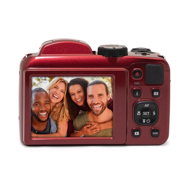 Digitalt kamera Pixpro AZ255 CCD 25x 16MP Rød