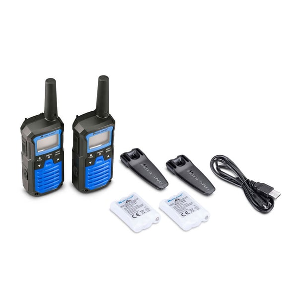 Walkie Talkie XT50 Pro Duo Svart/Blå