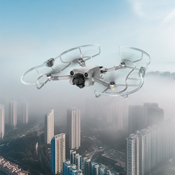 Propellbeskyttelse for DJI Mini 3-serien Night Flying med LED Transparent
