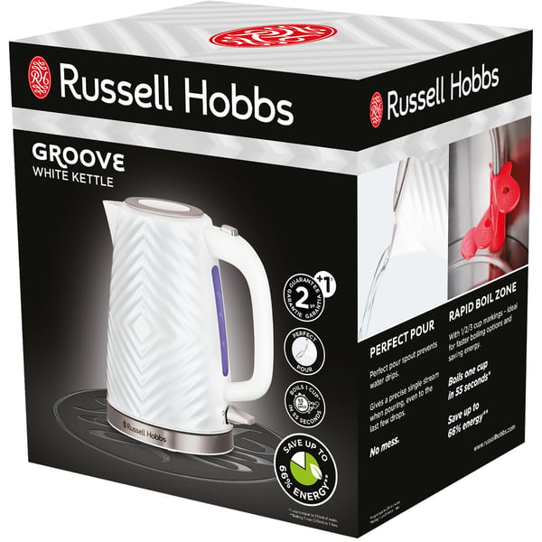 Vannkoker Groove Kettle White 26381-70