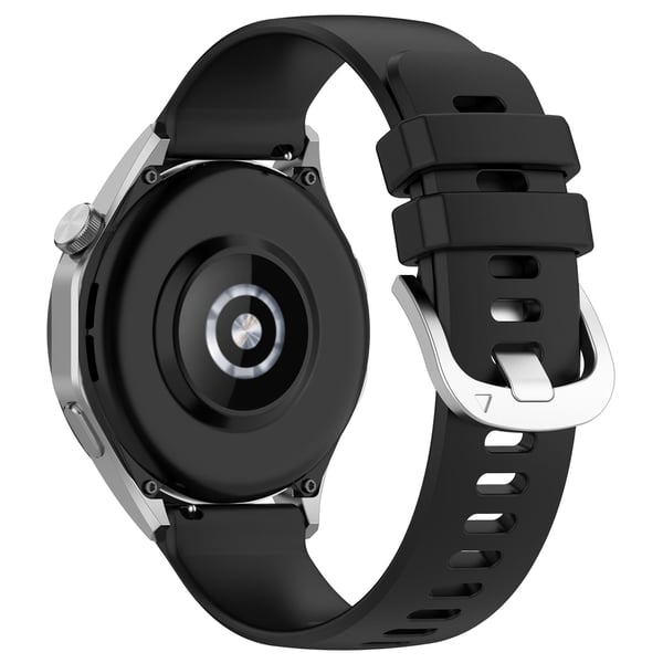 18 mm silikonrem, Huawei Watch GT 4 41 mm, Garmin Venu 3S, LG Watch Black