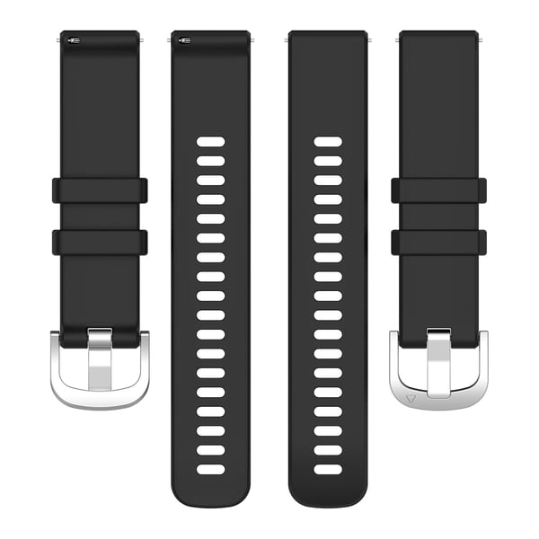 18 mm silikonrem, Huawei Watch GT 4 41 mm, Garmin Venu 3S, LG Watch Black